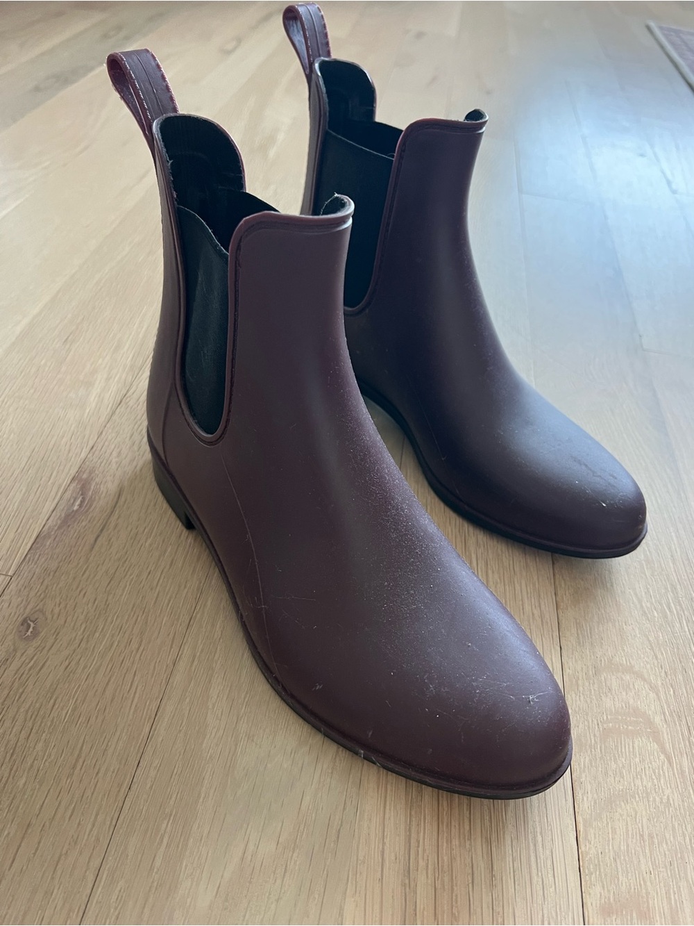 Women’s Sam Edelman Chelsea Rain Ankle Boots, Burgundy